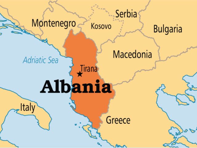 Albania Country Map