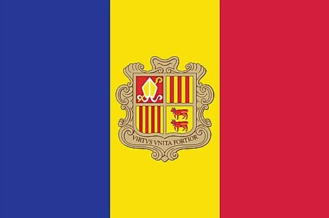 Andorra Country Flag