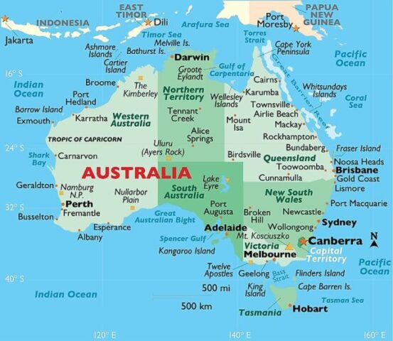 Tourist places in Australia