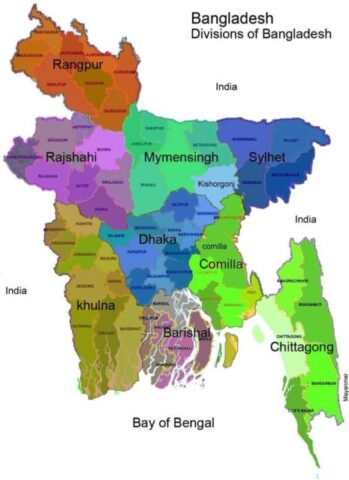 Bangladesh Country Map