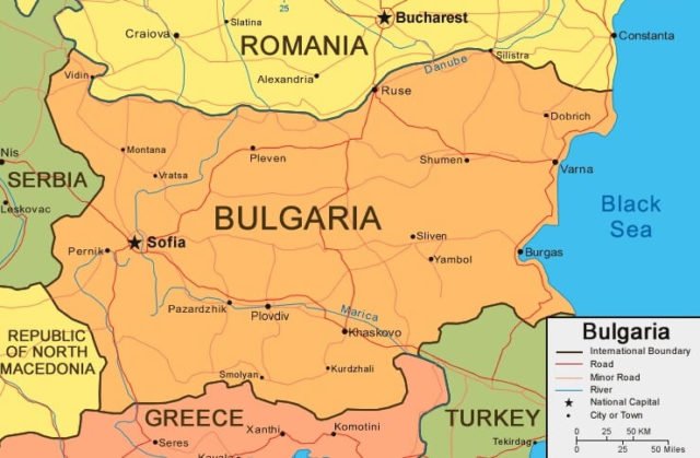 Bulgaria Country Map
