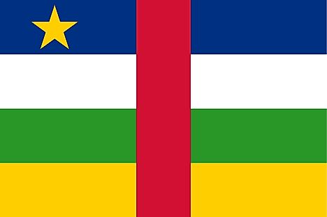Central African Republic Country Flag