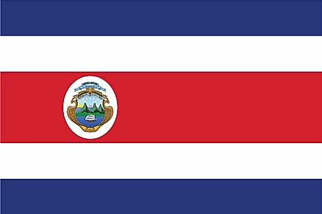 Costa Rica Country Flag