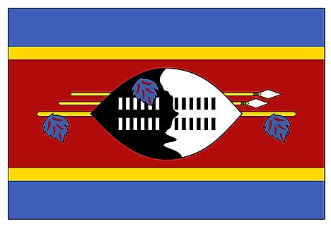 Swaziland (Eswatini) Country Flag