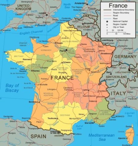 France Country Map