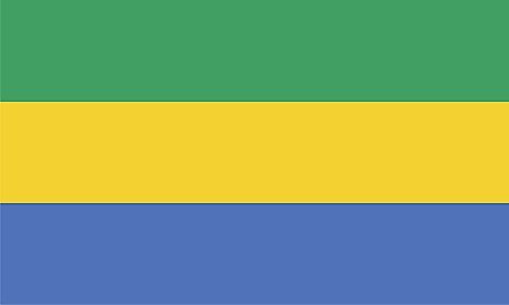 Gabon Country Flag