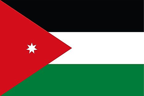 Jordan Country Flag