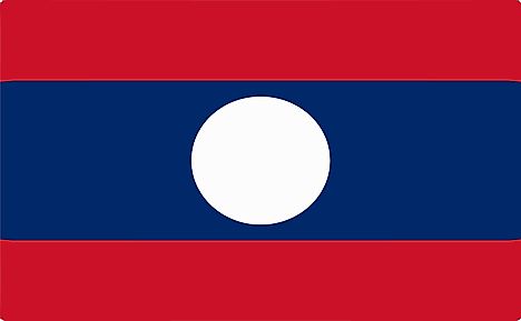 Laos Country Flag