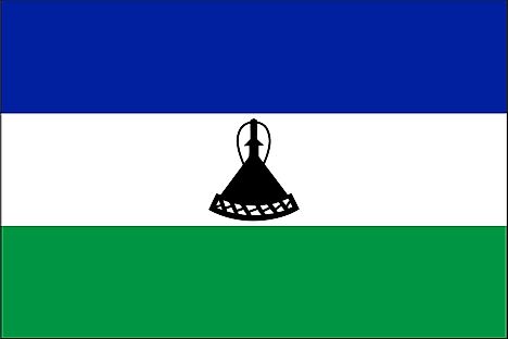 Lesotho Country Flag