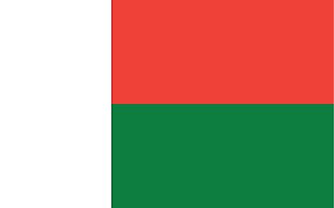 Madagascar Country Flag