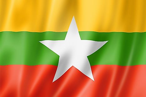Myanmar (Burma) Country Flag
