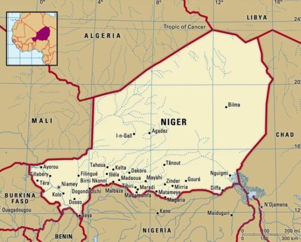 Niger Country Map