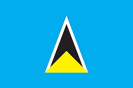 Saint Lucia Country Flag