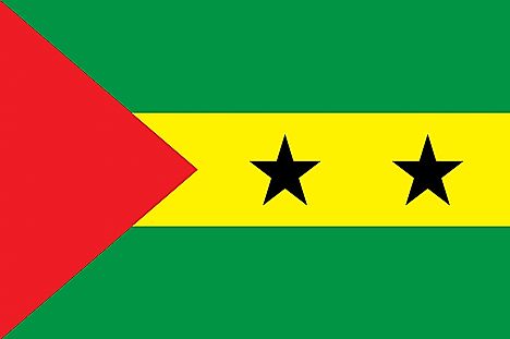 Sao Tome & Principe Country Flag