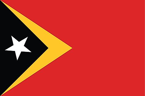 Timor-Leste (East Timor) Country Flag