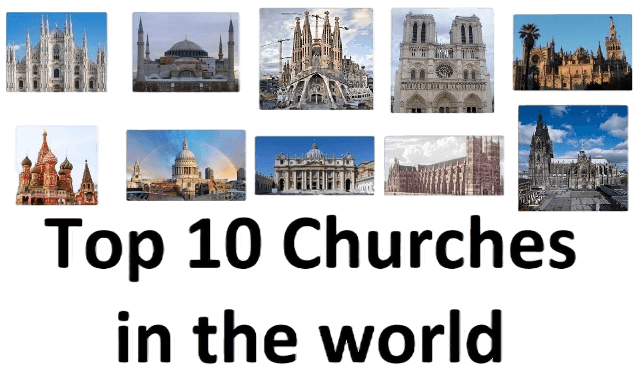 Top 10 famous Churches in the world in all topics