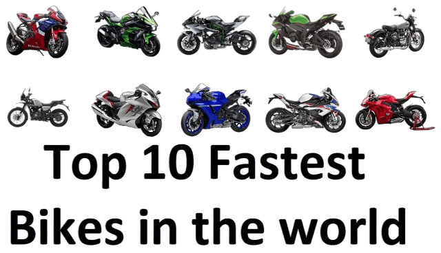 Top 10 Fastest Bikes in the world in all topics