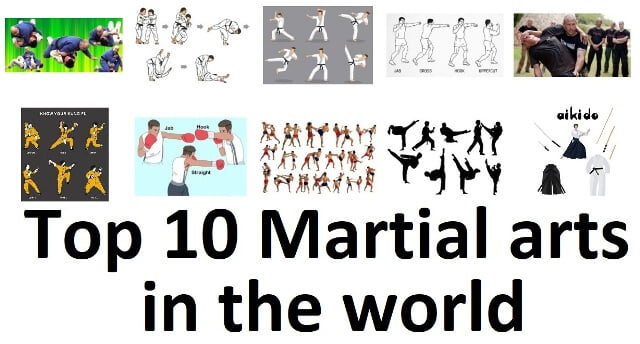 Top 10 famous Martial arts in the world in all topics