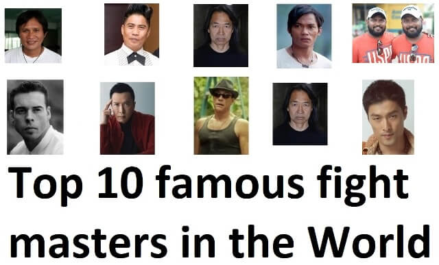 Top 10 famous fight masters in the world